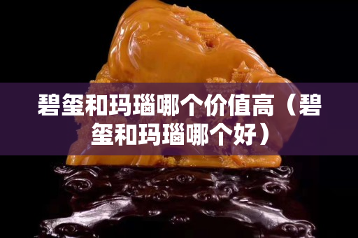 碧璽和瑪瑙哪個(gè)價(jià)值高（碧璽和瑪瑙哪個(gè)好）