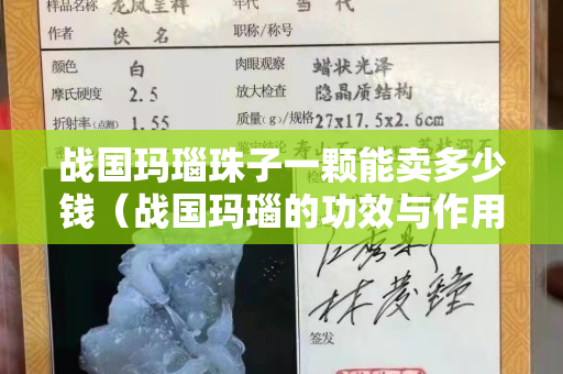 戰(zhàn)國瑪瑙珠子一顆能賣多少錢（戰(zhàn)國瑪瑙的功效與作用）