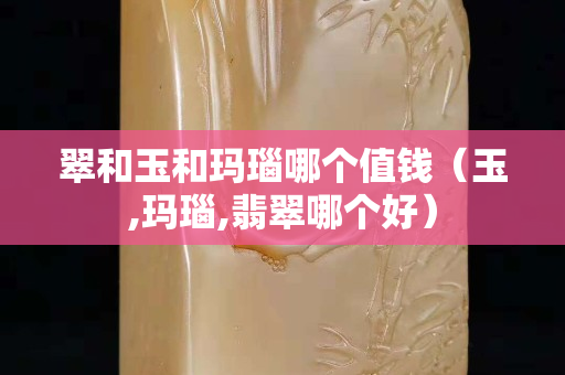 翠和玉和瑪瑙哪個(gè)值錢（玉,瑪瑙,翡翠哪個(gè)好）