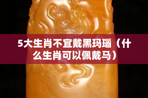 5大生肖不宜戴黑瑪瑙（什么生肖可以佩戴馬）