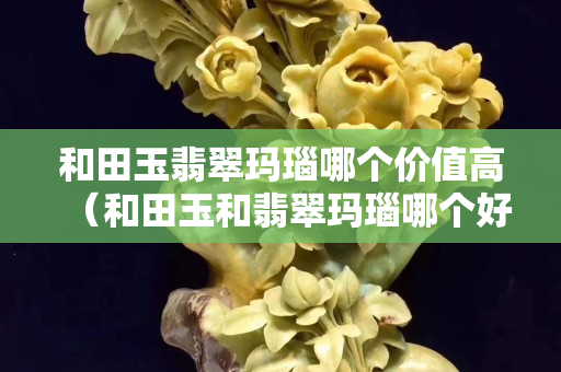和田玉翡翠瑪瑙哪個價值高（和田玉和翡翠瑪瑙哪個好）