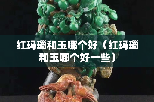 紅瑪瑙和玉哪個好（紅瑪瑙和玉哪個好一些）