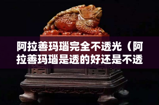 阿拉善瑪瑙完全不透光（阿拉善瑪瑙是透的好還是不透的好）
