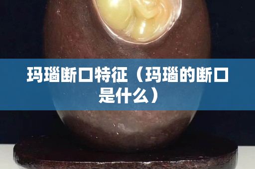 瑪瑙斷口特征（瑪瑙的斷口是什么）