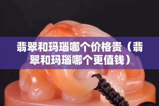 翡翠和瑪瑙哪個價格貴（翡翠和瑪瑙哪個更值錢）