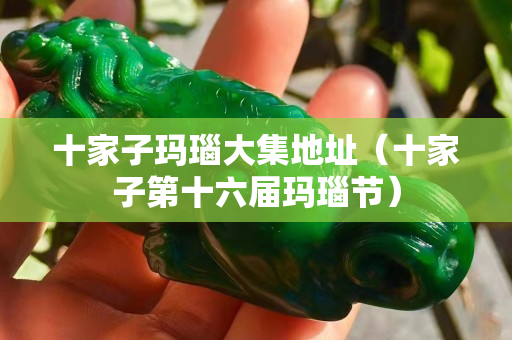 十家子瑪瑙大集地址（十家子第十六屆瑪瑙節(jié)）