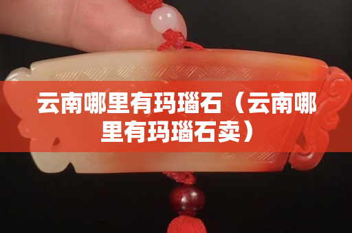 云南哪里有瑪瑙石（云南哪里有瑪瑙石賣）