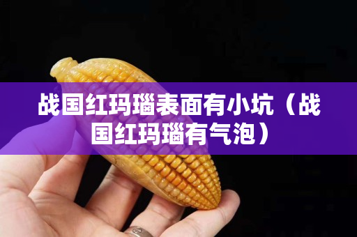 戰國紅瑪瑙表面有小坑（戰國紅瑪瑙有氣泡）