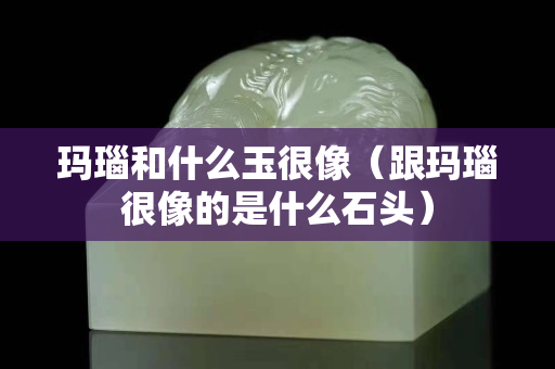 瑪瑙和什么玉很像（跟瑪瑙很像的是什么石頭）