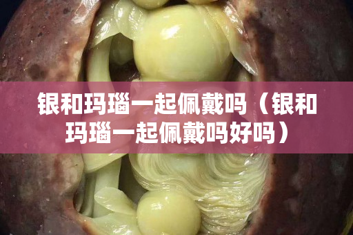 銀和瑪瑙一起佩戴嗎（銀和瑪瑙一起佩戴嗎好嗎）