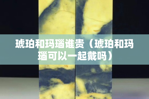 琥珀和瑪瑙誰貴（琥珀和瑪瑙可以一起戴嗎）