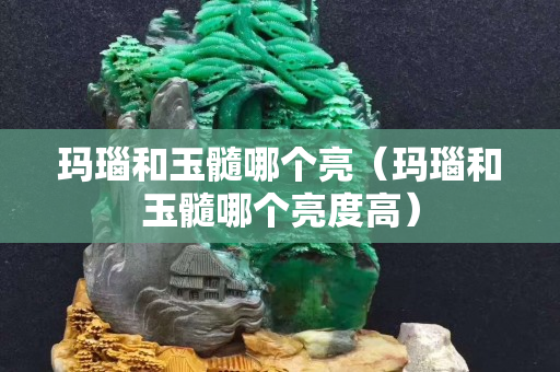 瑪瑙和玉髓哪個(gè)亮（瑪瑙和玉髓哪個(gè)亮度高）