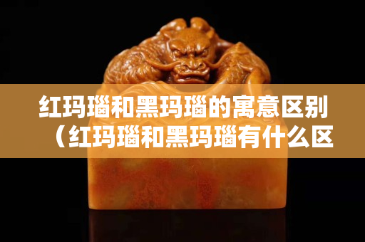 紅瑪瑙和黑瑪瑙的寓意區別（紅瑪瑙和黑瑪瑙有什么區別）