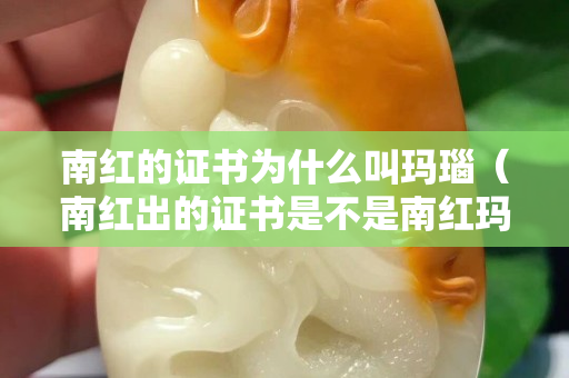南紅的證書為什么叫瑪瑙（南紅出的證書是不是南紅瑪瑙,瑪瑙的話就只出瑪瑙）