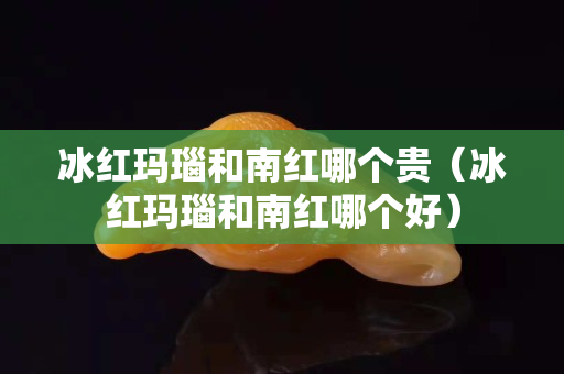 冰紅瑪瑙和南紅哪個貴（冰紅瑪瑙和南紅哪個好）
