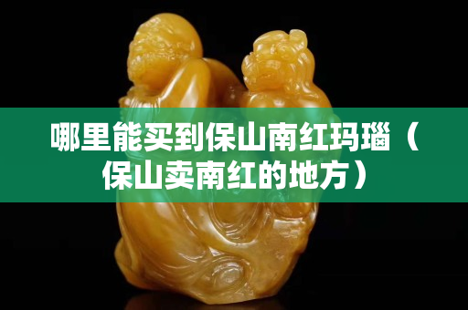 哪里能買到保山南紅瑪瑙（保山賣南紅的地方）