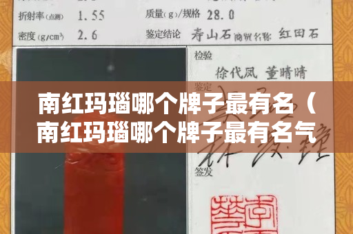 南紅瑪瑙哪個(gè)牌子最有名（南紅瑪瑙哪個(gè)牌子最有名氣）