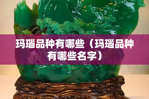 瑪瑙品種有哪些（瑪瑙品種有哪些名字）
