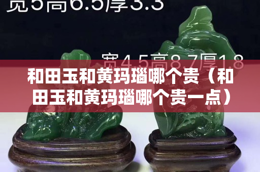 和田玉和黃瑪瑙哪個貴（和田玉和黃瑪瑙哪個貴一點）