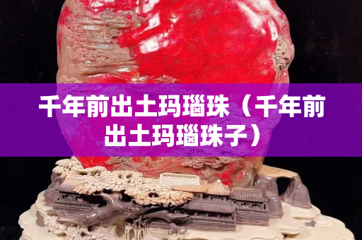 千年前出土瑪瑙珠（千年前出土瑪瑙珠子）