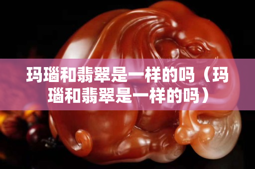 瑪瑙和翡翠是一樣的嗎（瑪瑙和翡翠是一樣的嗎）