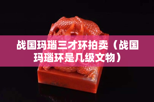 戰國瑪瑙三才環拍賣（戰國瑪瑙環是幾級文物）