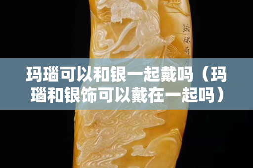 瑪瑙可以和銀一起戴嗎（瑪瑙和銀飾可以戴在一起嗎）