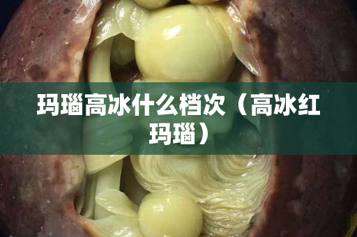 瑪瑙高冰什么檔次（高冰紅瑪瑙）