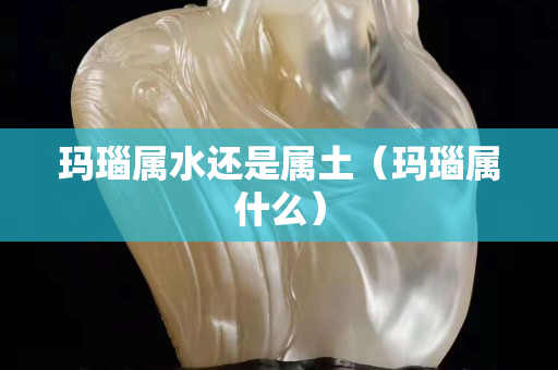 瑪瑙屬水還是屬土（瑪瑙屬什么）