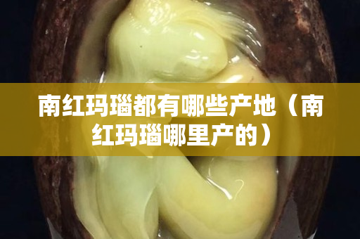 南紅瑪瑙都有哪些產地（南紅瑪瑙哪里產的）