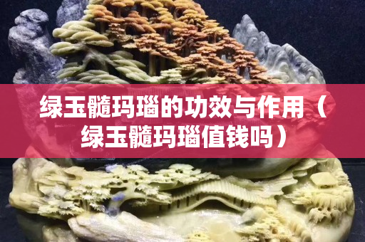 綠玉髓瑪瑙的功效與作用（綠玉髓瑪瑙值錢嗎）