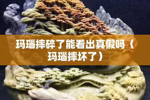 瑪瑙摔碎了能看出真假嗎（瑪瑙摔壞了）