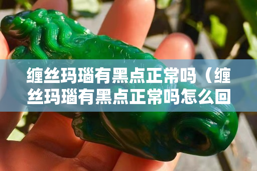 纏絲瑪瑙有黑點正常嗎（纏絲瑪瑙有黑點正常嗎怎么回事）