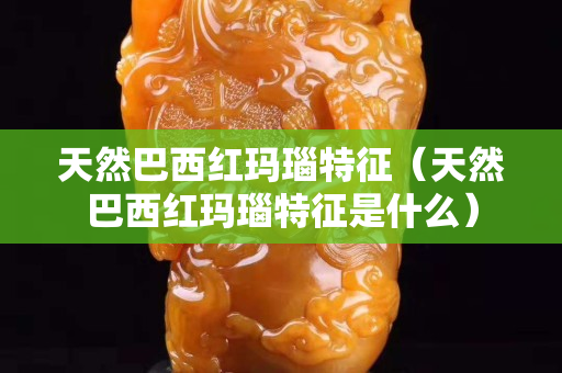 天然巴西紅瑪瑙特征（天然巴西紅瑪瑙特征是什么）