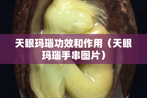 天眼瑪瑙功效和作用（天眼瑪瑙手串圖片）
