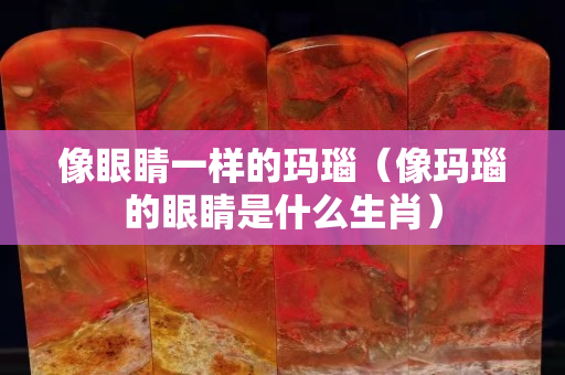 像眼睛一樣的瑪瑙（像瑪瑙的眼睛是什么生肖）