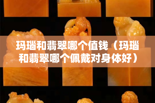 瑪瑙和翡翠哪個值錢（瑪瑙和翡翠哪個佩戴對身體好）