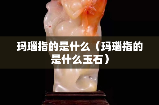 瑪瑙指的是什么（瑪瑙指的是什么玉石）