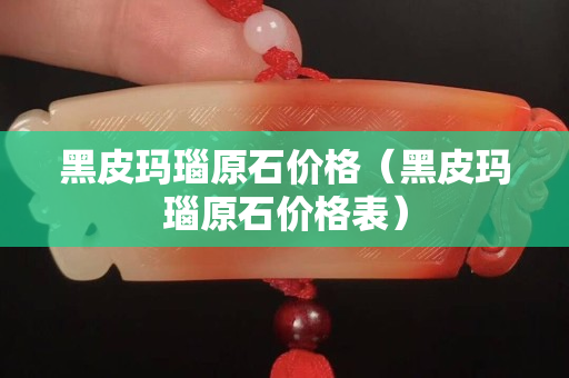 黑皮瑪瑙原石價(jià)格（黑皮瑪瑙原石價(jià)格表）