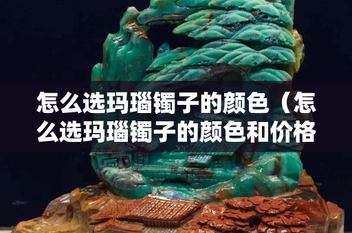 怎么選瑪瑙鐲子的顏色（怎么選瑪瑙鐲子的顏色和價格）