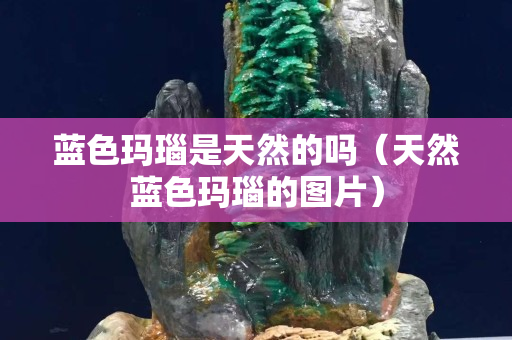 藍(lán)色瑪瑙是天然的嗎（天然藍(lán)色瑪瑙的圖片）