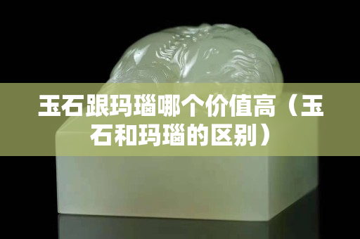 玉石跟瑪瑙哪個(gè)價(jià)值高（玉石和瑪瑙的區(qū)別）