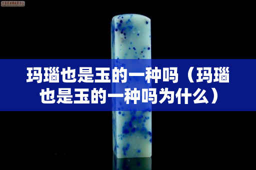 瑪瑙也是玉的一種嗎（瑪瑙也是玉的一種嗎為什么）