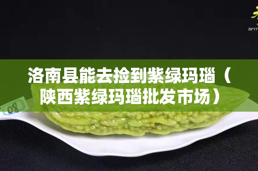 洛南縣能去撿到紫綠瑪瑙（陜西紫綠瑪瑙批發(fā)市場）
