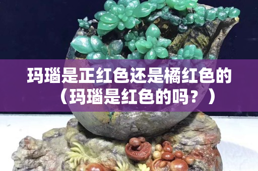 瑪瑙是正紅色還是橘紅色的（瑪瑙是紅色的嗎？）