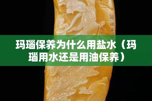 瑪瑙保養為什么用鹽水（瑪瑙用水還是用油保養）
