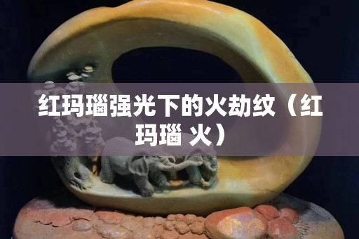 紅瑪瑙強光下的火劫紋（紅瑪瑙 火）