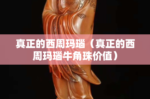 真正的西周瑪瑙（真正的西周瑪瑙牛角珠價值）