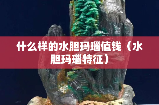 什么樣的水膽瑪瑙值錢（水膽瑪瑙特征）