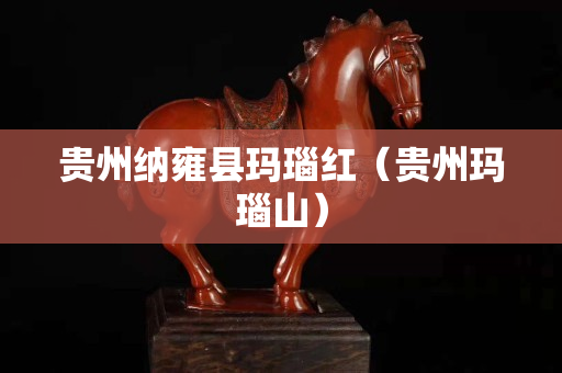 貴州納雍縣瑪瑙紅（貴州瑪瑙山）